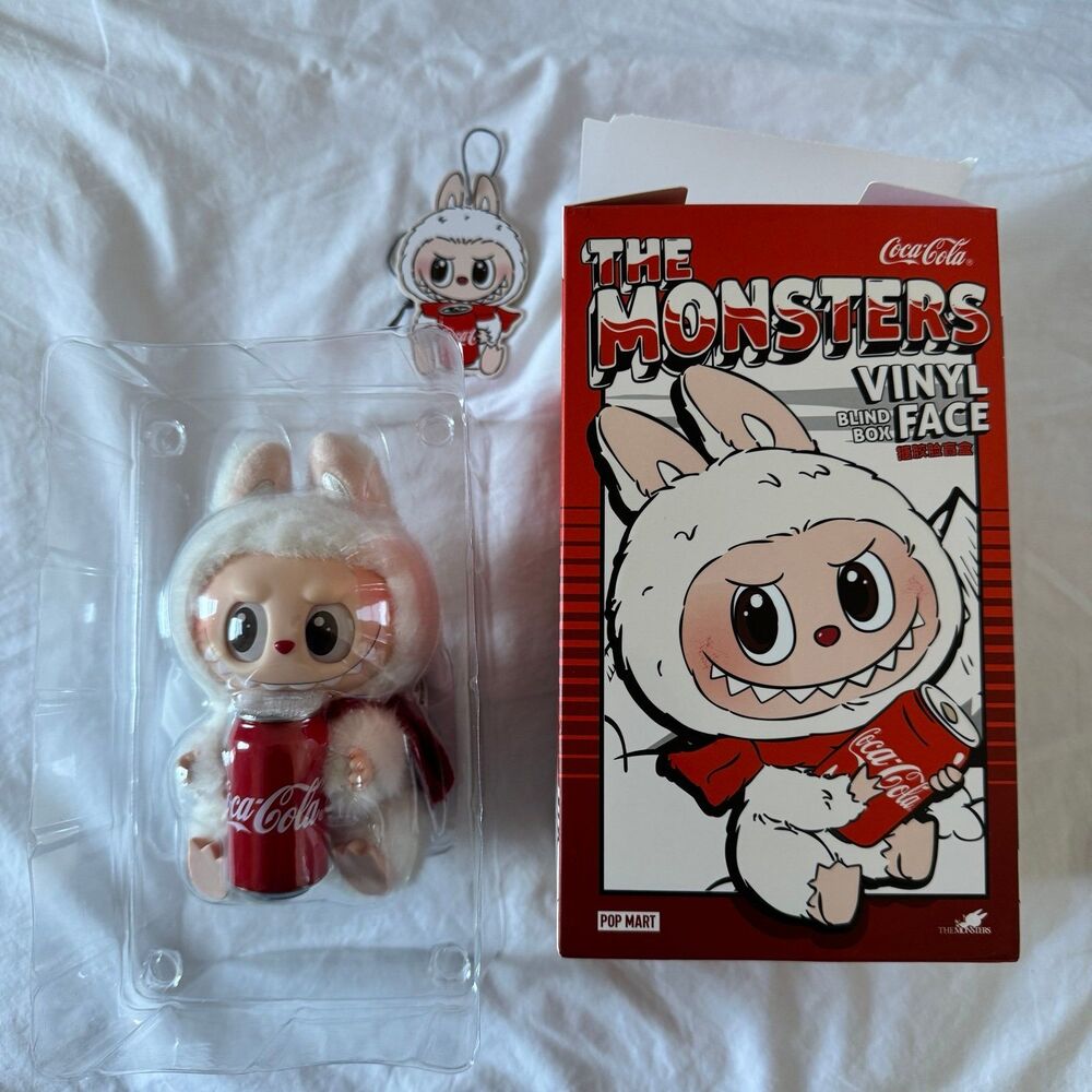 POP MART The Monsters Vinyl Face Coca-Cola – Happy Factor (Open Box)